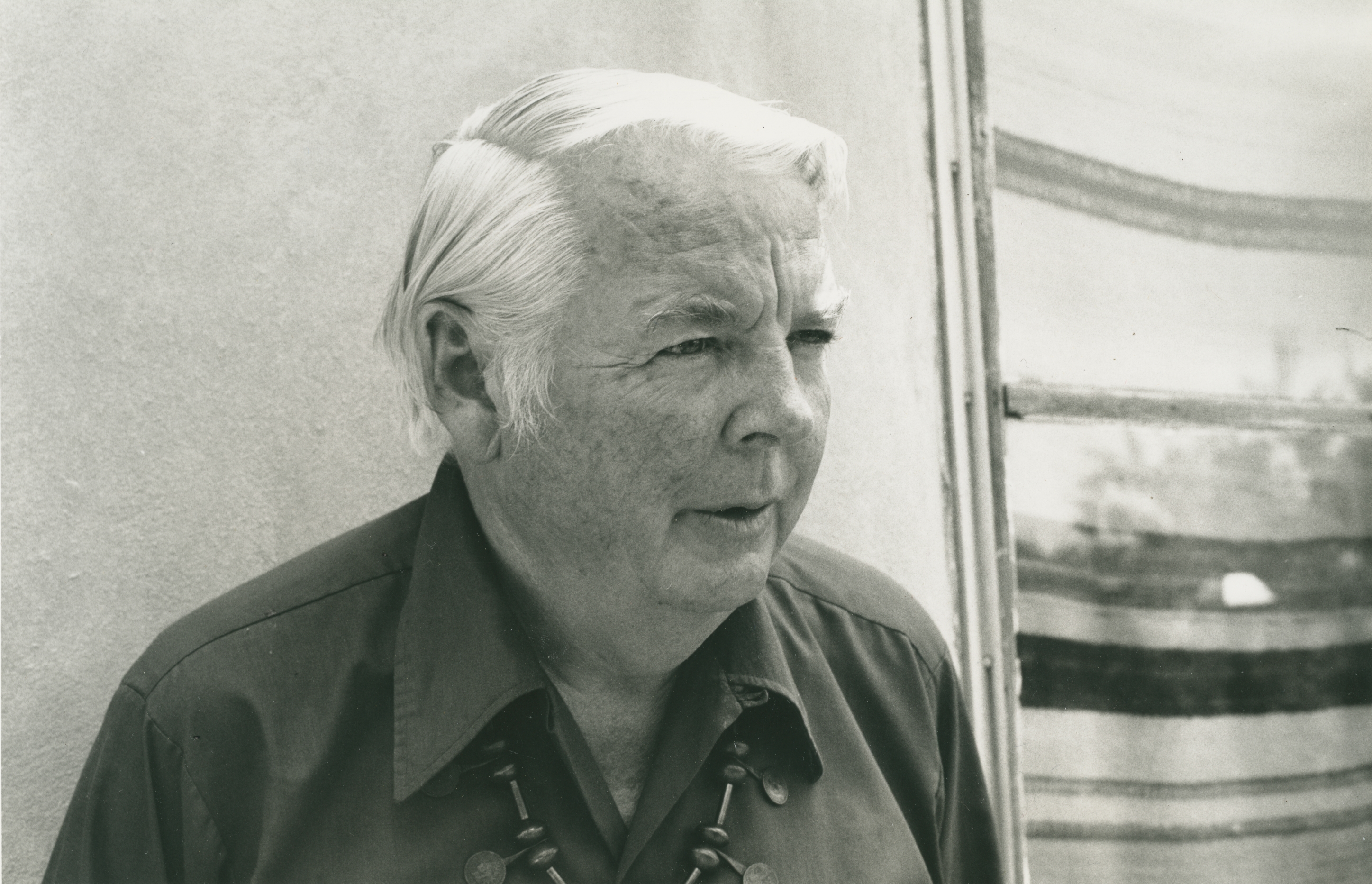 Lee Mullican in Taos, New Mexico