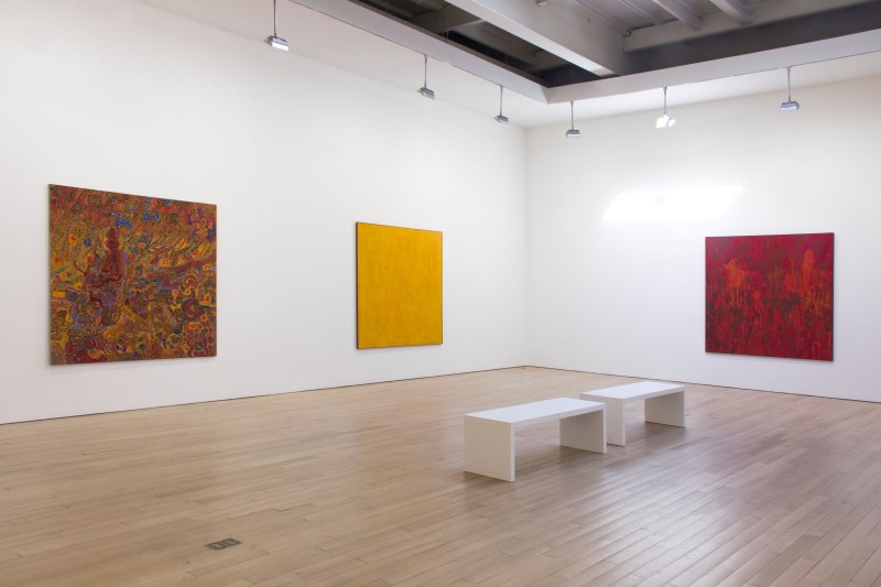 Lee Mullican's solo exhibition at James Cohan