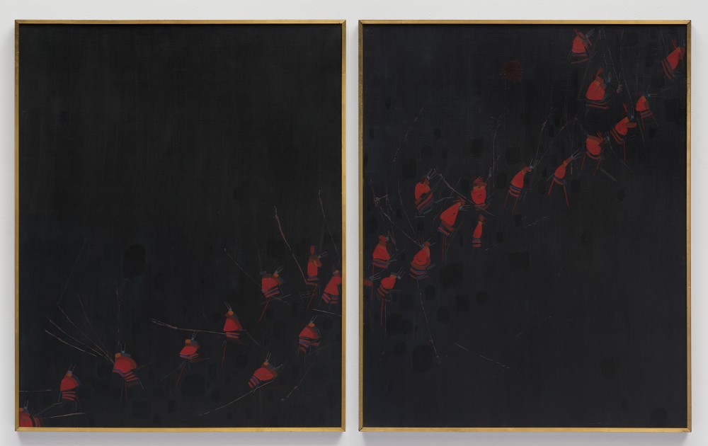 Entrance of the Whippers (Diptych Left)